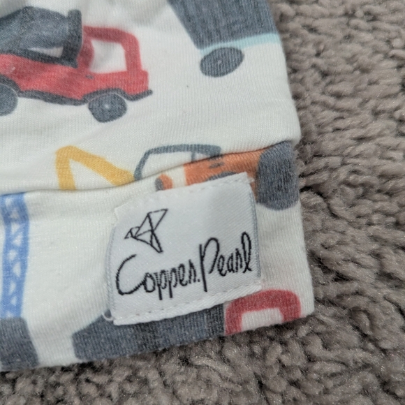 Copper Pearl Construction Vehicle Knot Hat - Picture 4 of 4